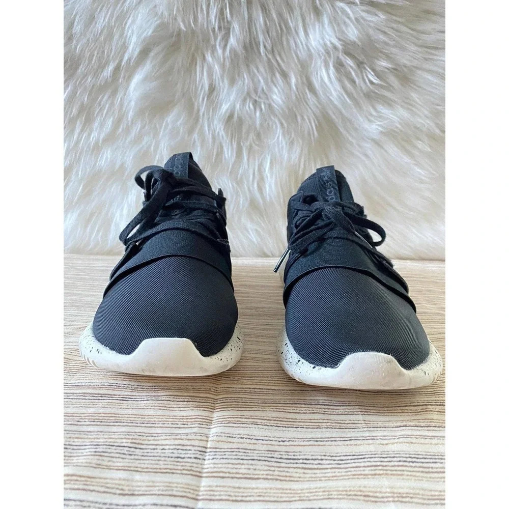 Adidas Tubular Men's PYV Male Size US 6.5 Black White Athletic Lace-Up Sneakers - Picture 8 of 12